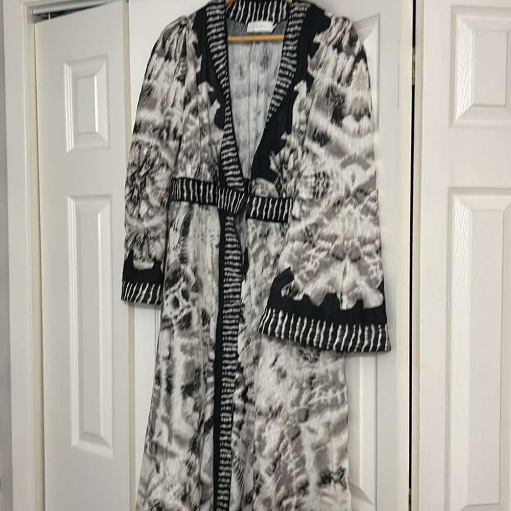 Stunning linen wrap dress